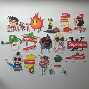 15 Supreme Stickers